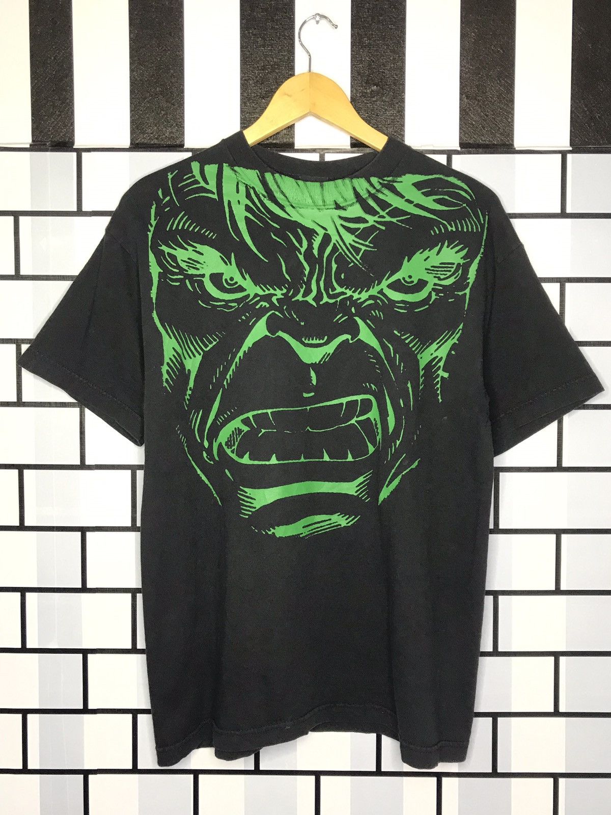 Vintage MARVEL Incredible HULK all over print online t-shirt