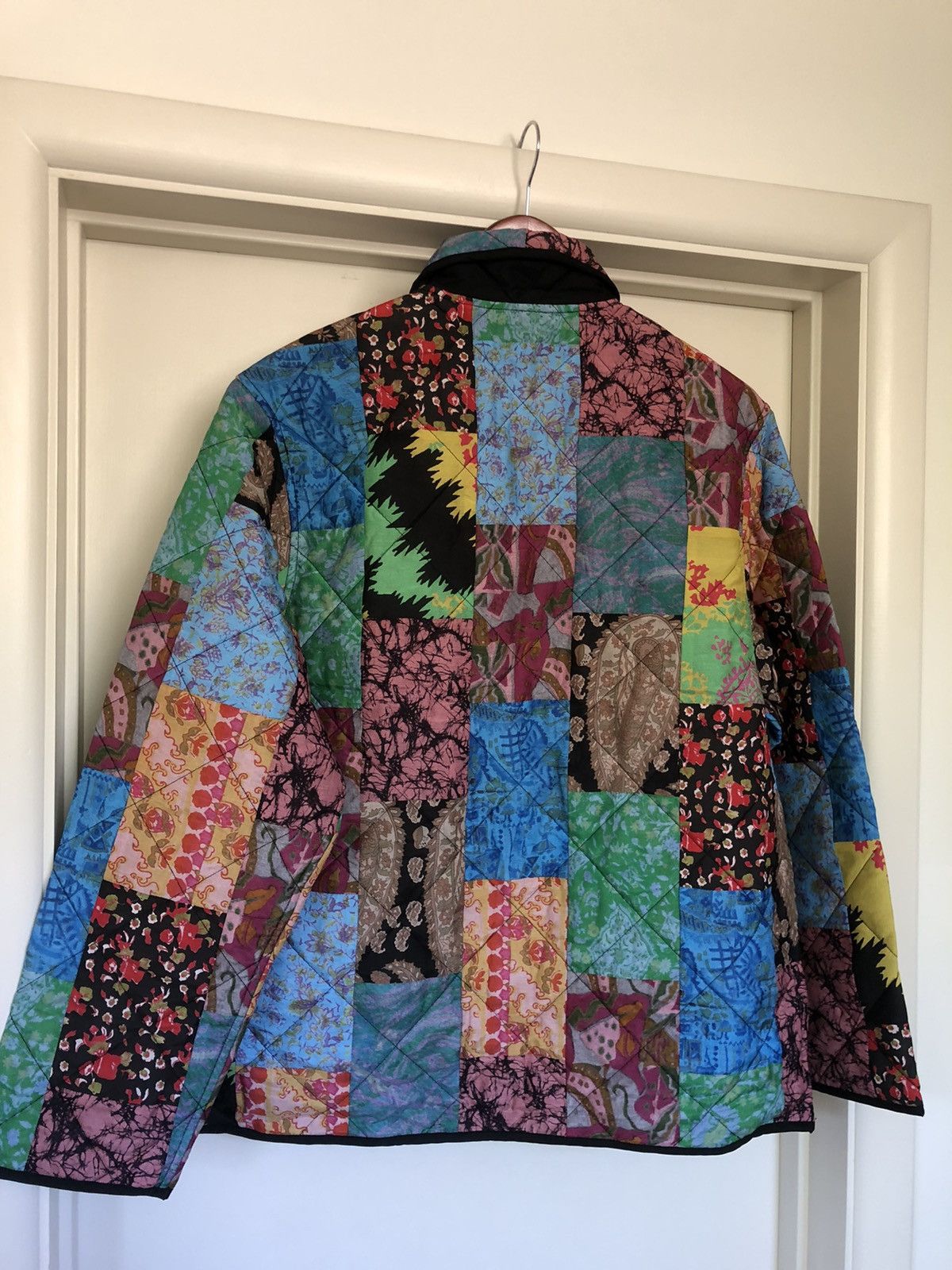 Supreme reversible best sale patchwork quilted jacket