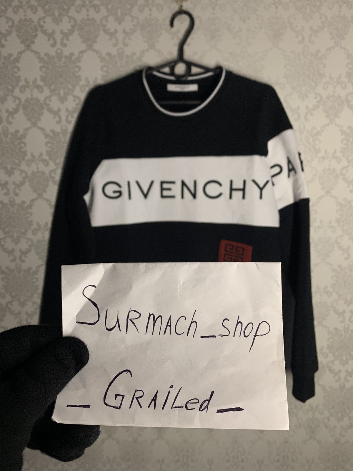 Givenchy Givenchy Paris 4G Embroidered Sweatshirt Grailed