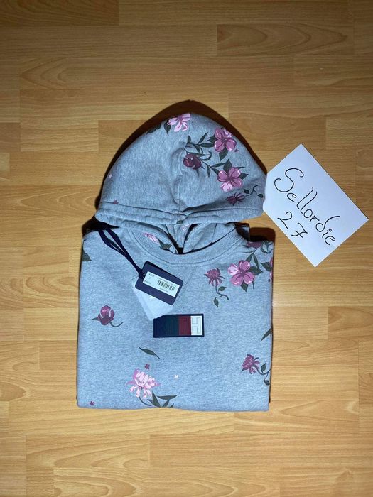 Kith Kith Williams 2 Floral Hoodie Heather Grey | Grailed