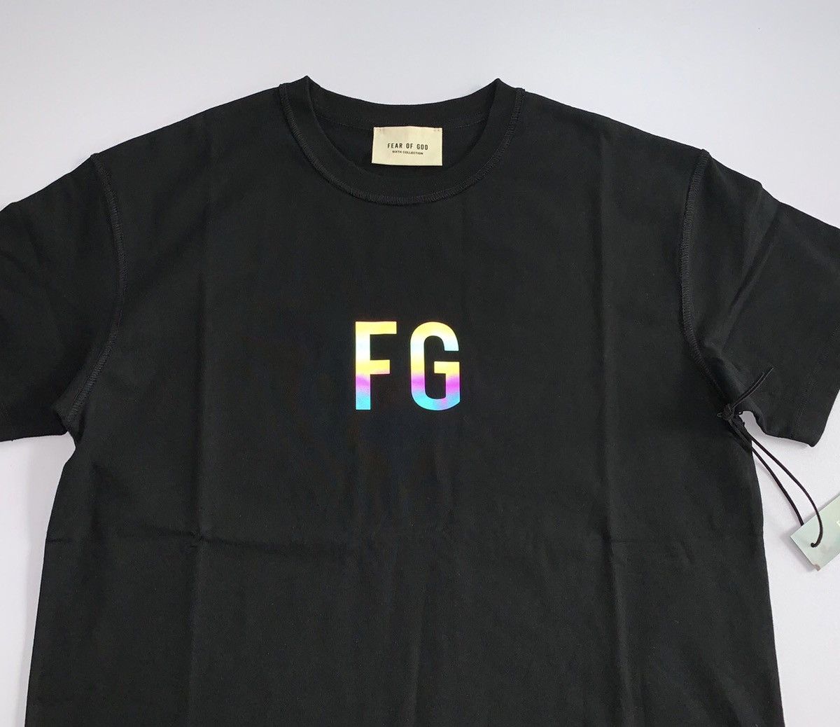 fear of god 19 3M black FG Tee - Short Sleeve T Shirts 