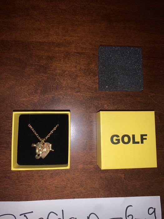 GOLF Le Fleur Tyler the Creator Golden Necklace / Chain / Golf 