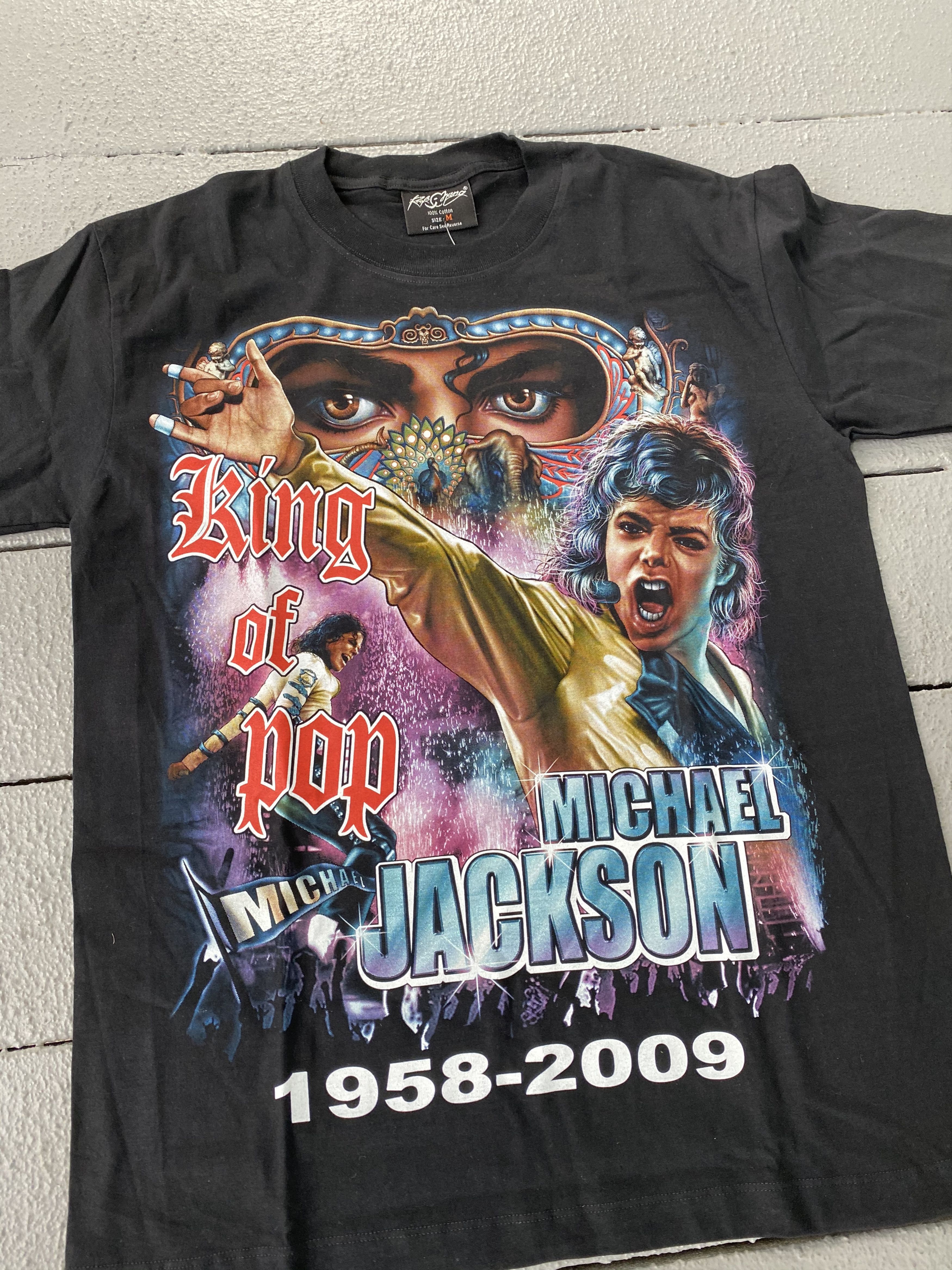 Band Tees × Kanye West × Michael Jackson RARE Michael Jackson Tribute Rap Tee Style Tee Shirt Travis Size US L / EU 52-54 / 3 - 1 Thumbnail