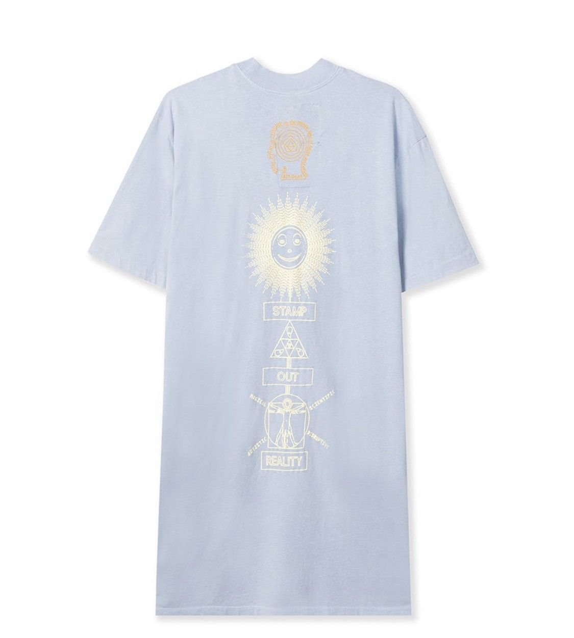 The North Face x Brain Dead T Shirt Dress Blue Medium