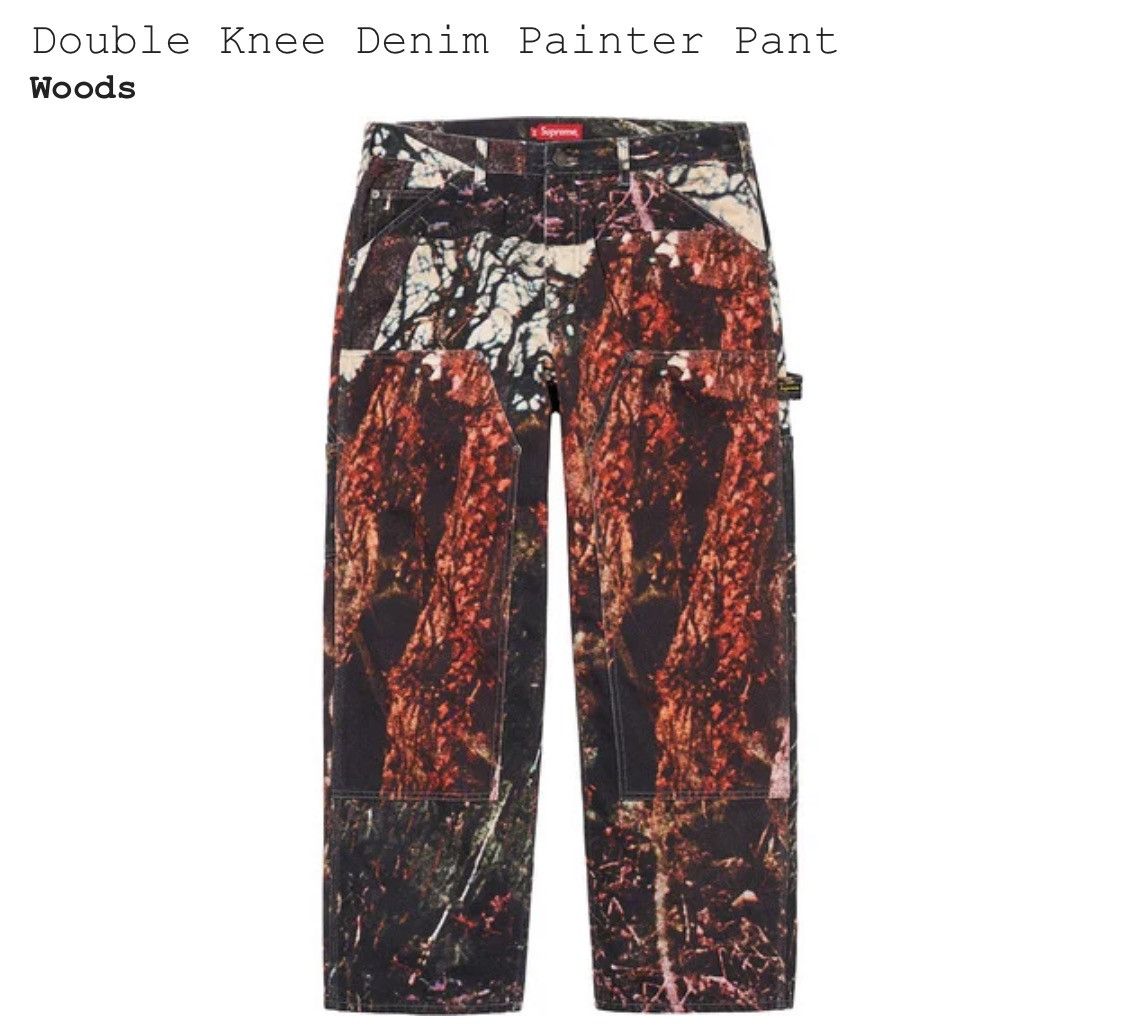 Supreme Supreme Double Knee Denim Painter Pant Woods 32 | Grailed
