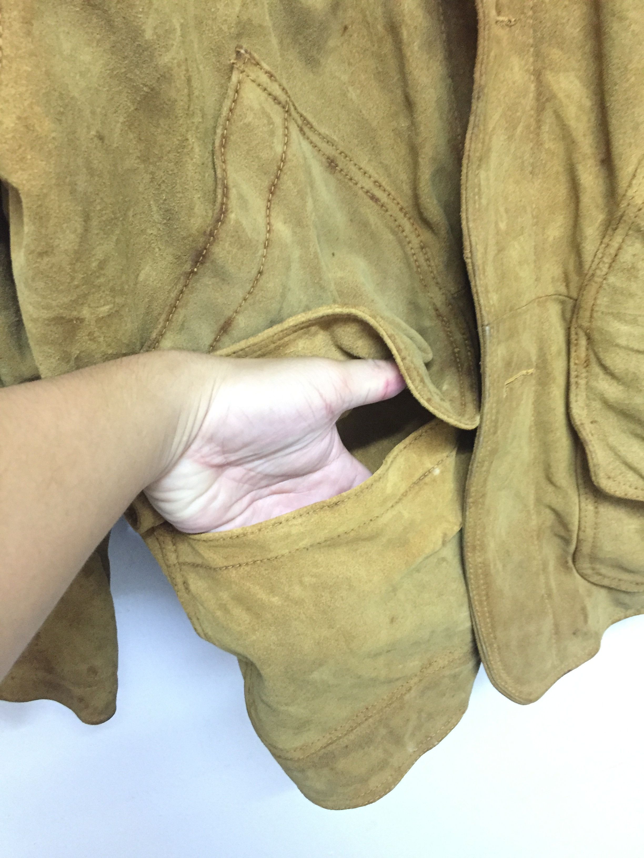 Golden Bear 90's Golder Bear heavy Suede multipocket jacket Size US L / EU 52-54 / 3 - 9 Thumbnail