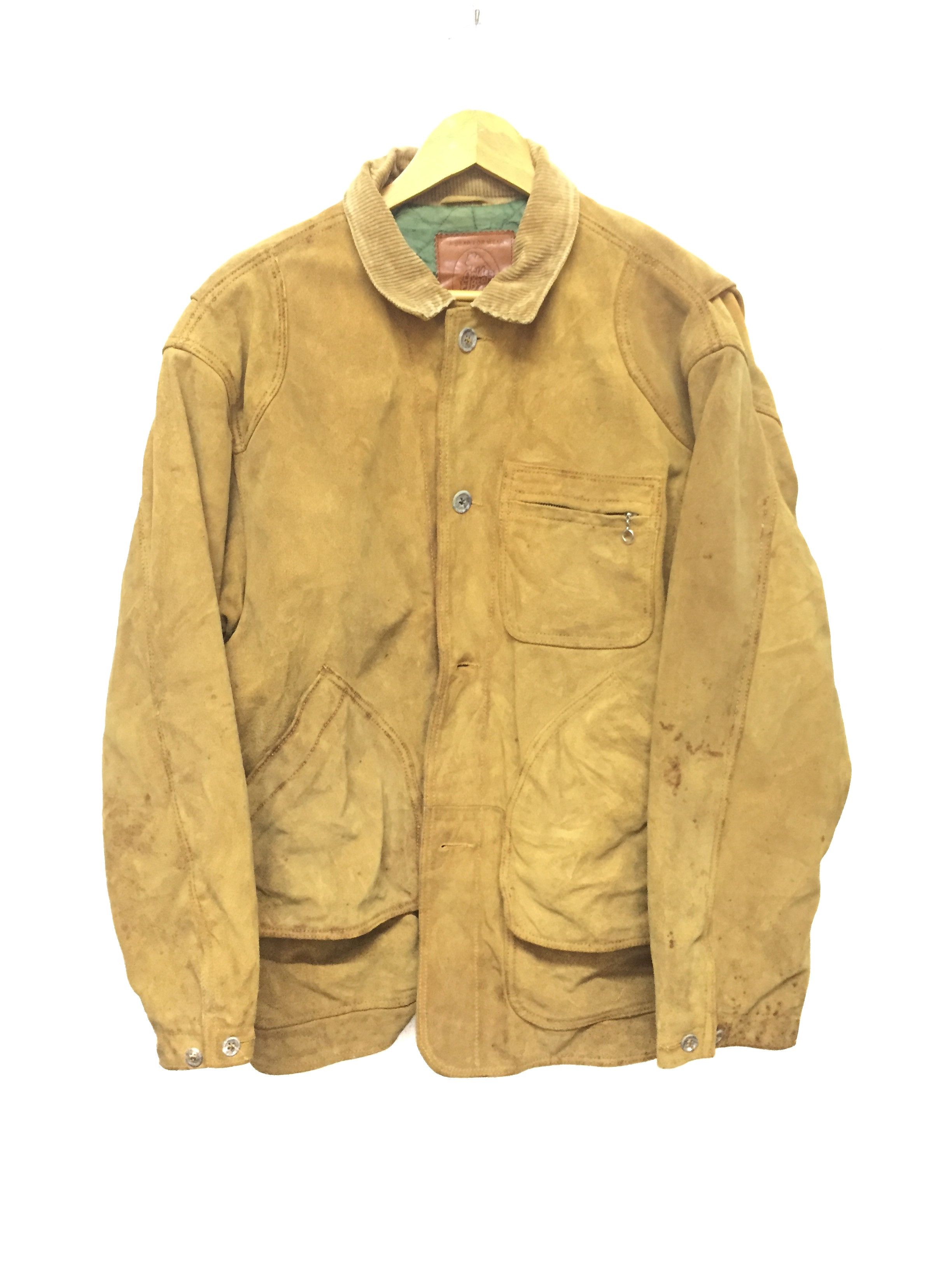 Golden Bear 90's Golder Bear heavy Suede multipocket jacket Size US L / EU 52-54 / 3 - 2 Thumbnail