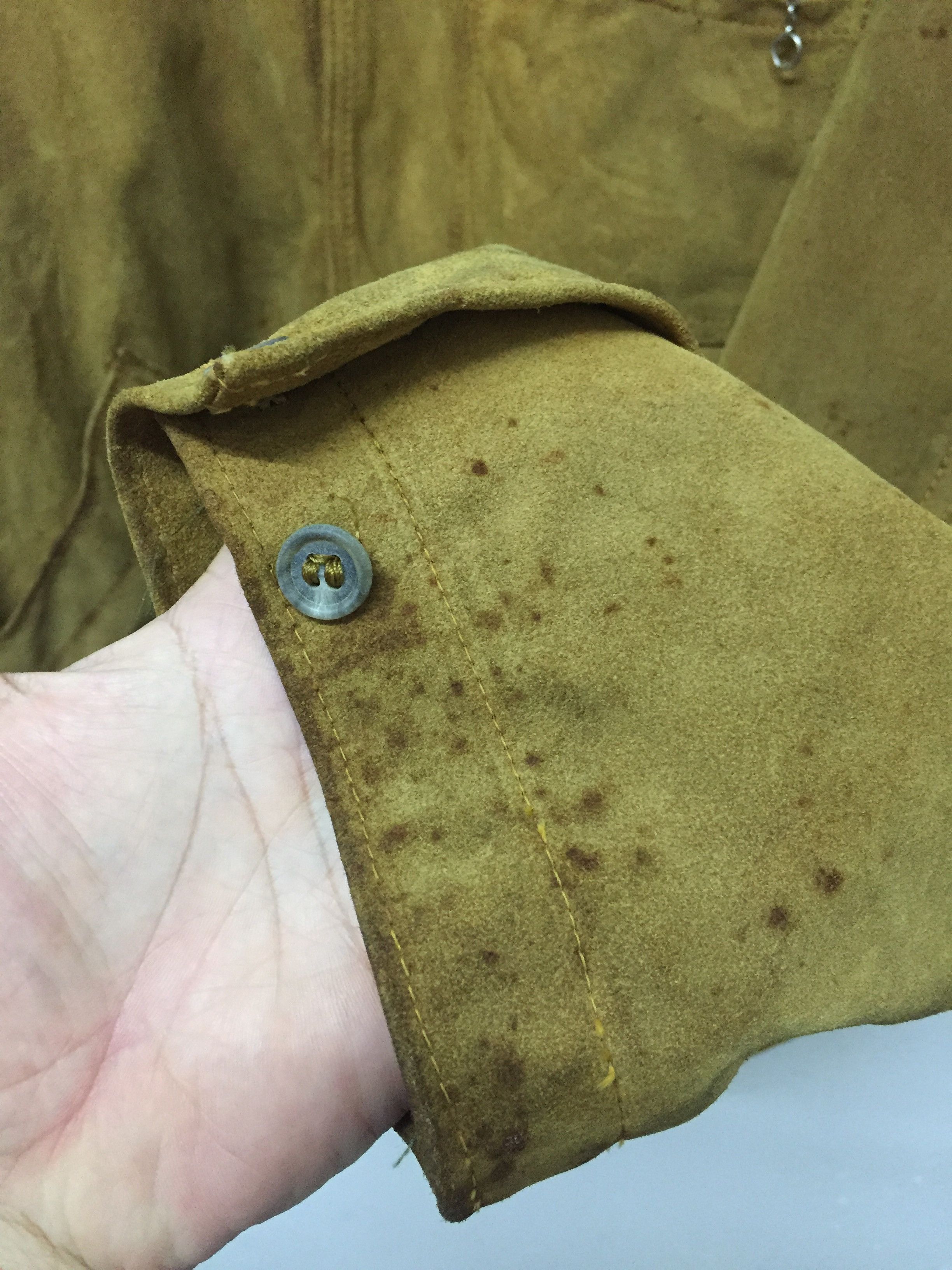 Golden Bear 90's Golder Bear heavy Suede multipocket jacket Size US L / EU 52-54 / 3 - 10 Thumbnail