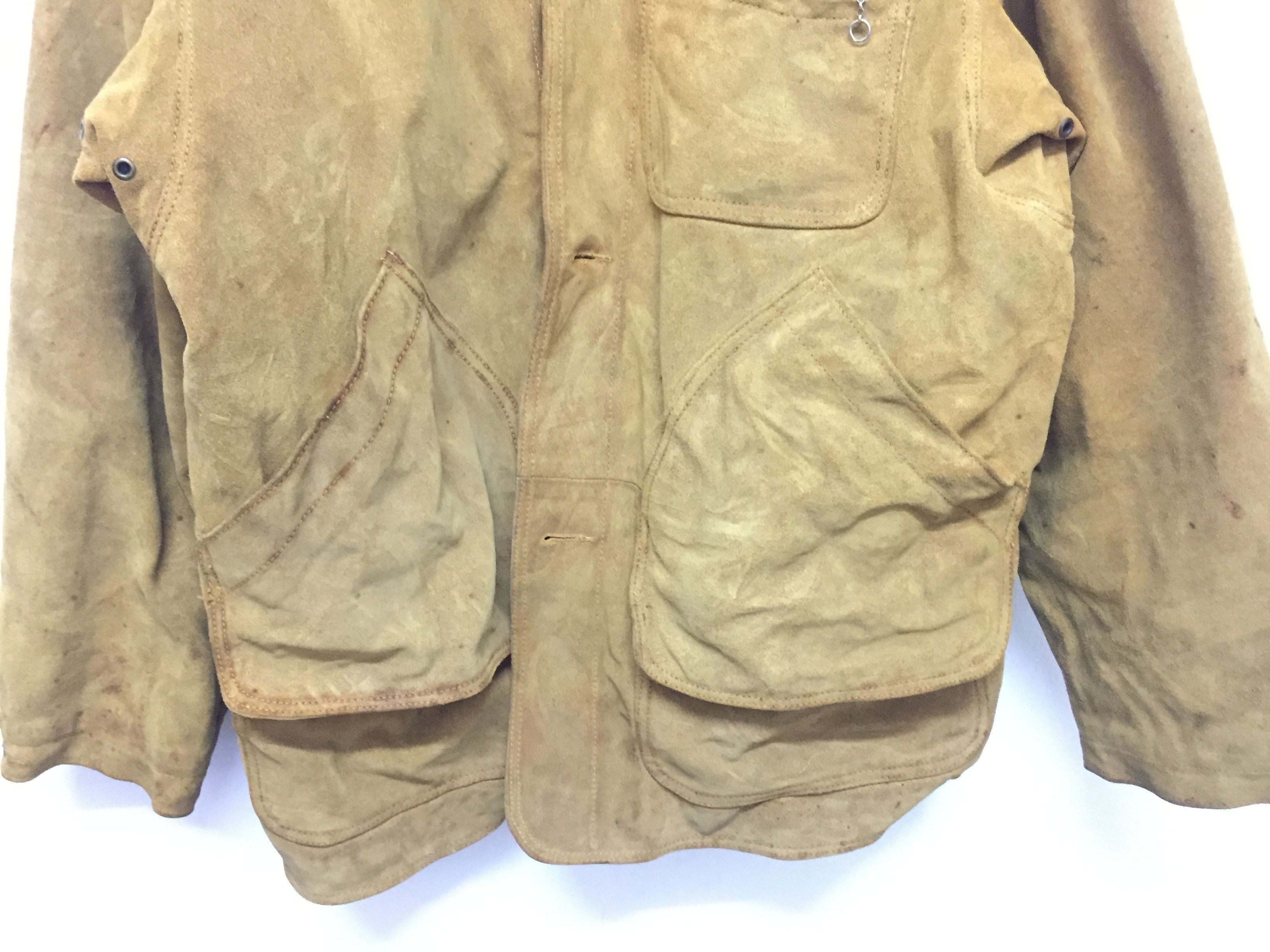 Golden Bear 90's Golder Bear heavy Suede multipocket jacket Size US L / EU 52-54 / 3 - 7 Thumbnail