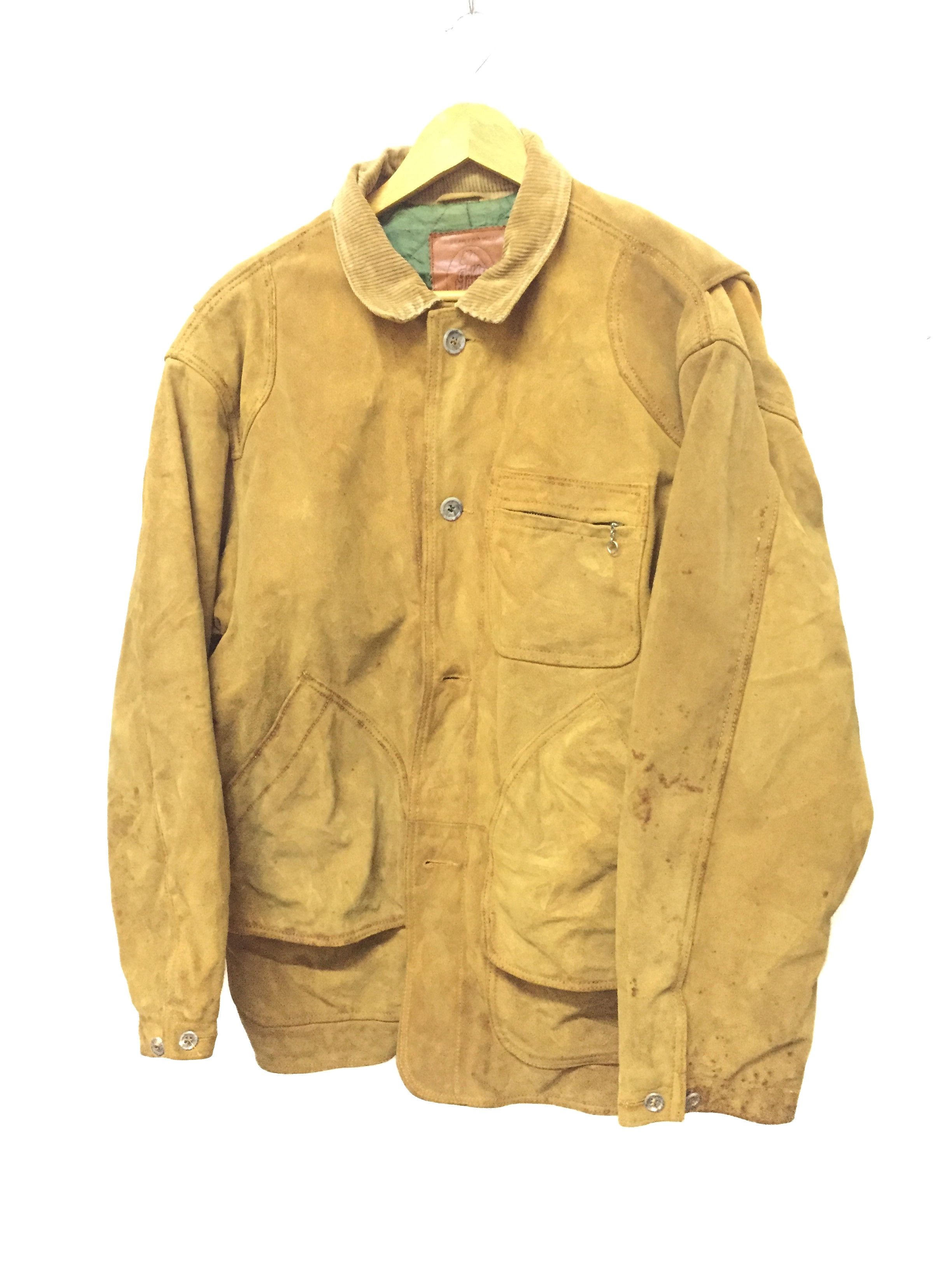 Golden Bear 90's Golder Bear heavy Suede multipocket jacket Size US L / EU 52-54 / 3 - 1 Thumbnail