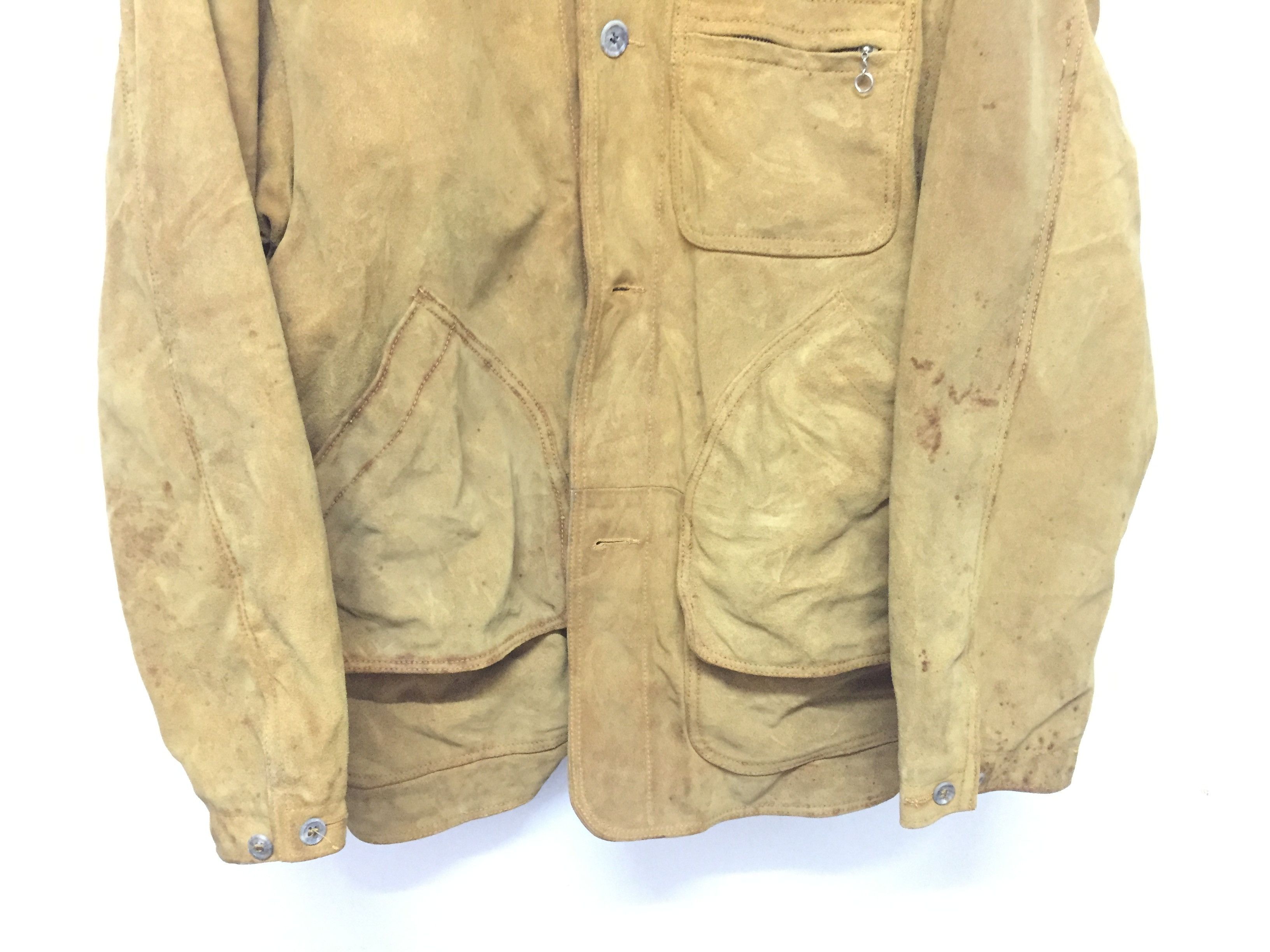 Golden Bear 90's Golder Bear heavy Suede multipocket jacket Size US L / EU 52-54 / 3 - 4 Thumbnail