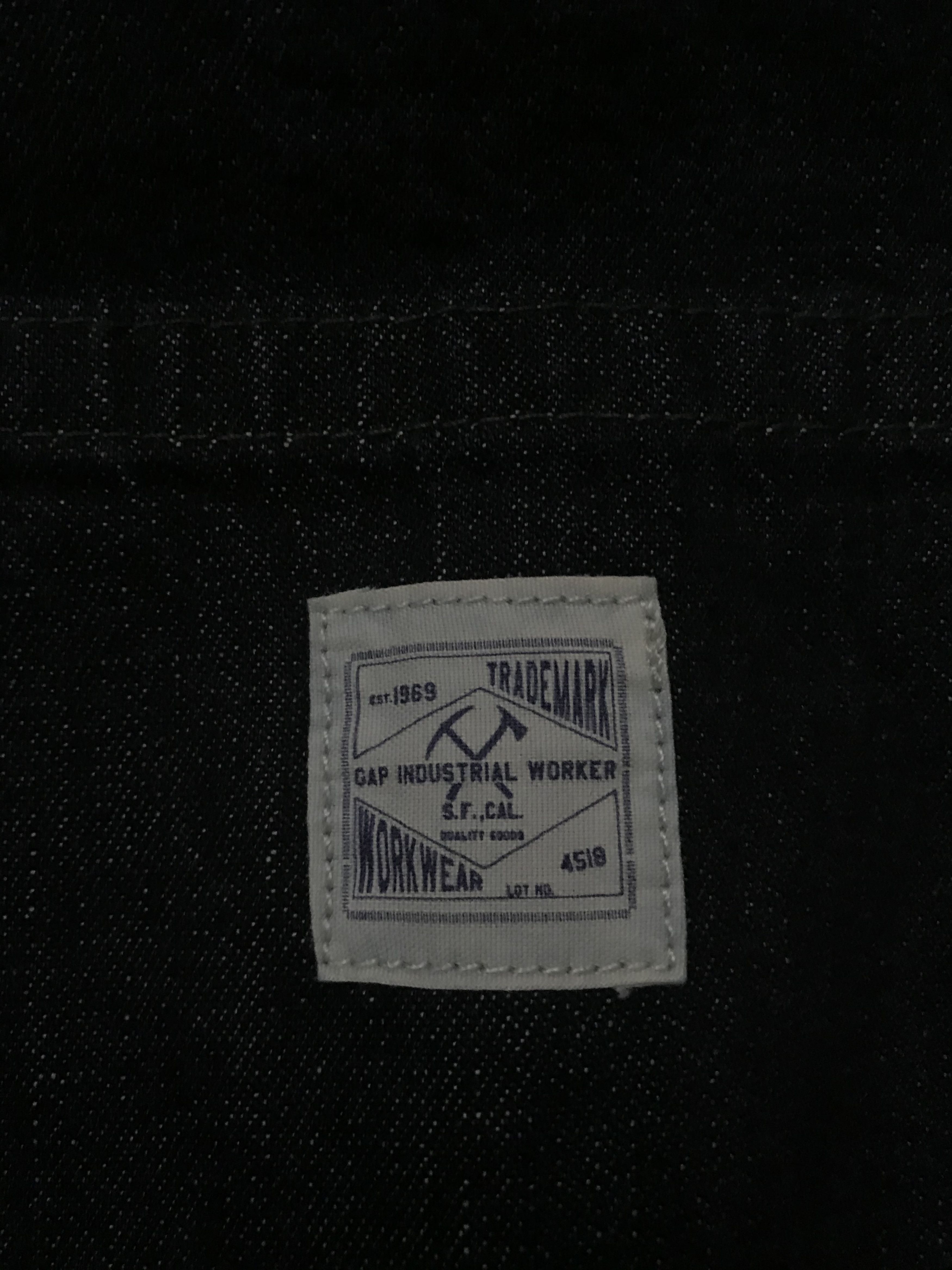 Gap Gap Denim Jeans Worker Chore Coat Jacket Large Indigo Size US L / EU 52-54 / 3 - 3 Thumbnail