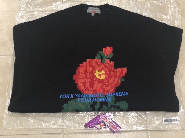 Supreme Supreme / Yohji Yamamoto Sweater Black Large FW20 | Grailed