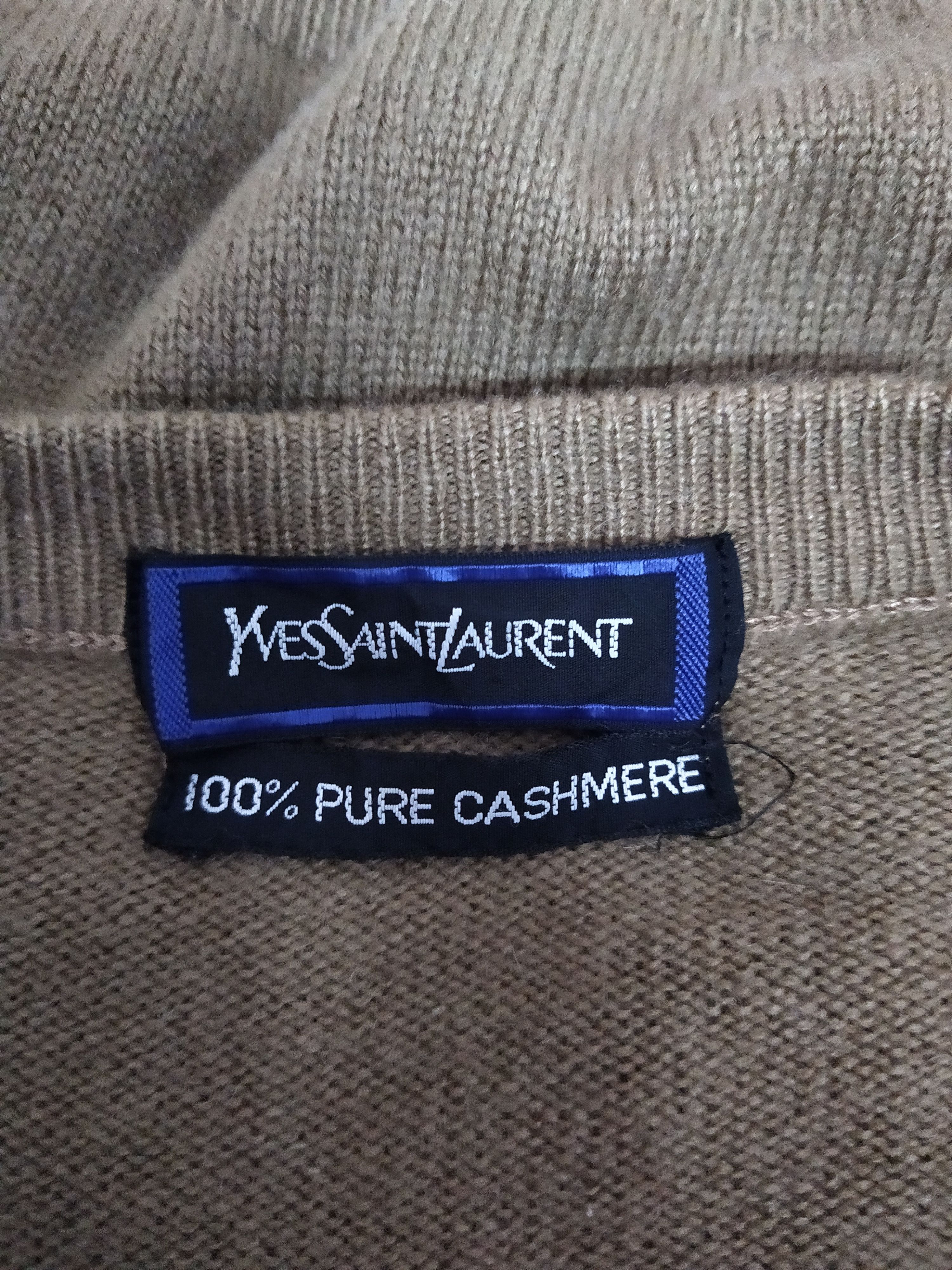 Vintage YVES SAINT LAURENT YSL SWEATER CASHMERE KNITWEAR (B517) Size US M / EU 48-50 / 2 - 3 Thumbnail