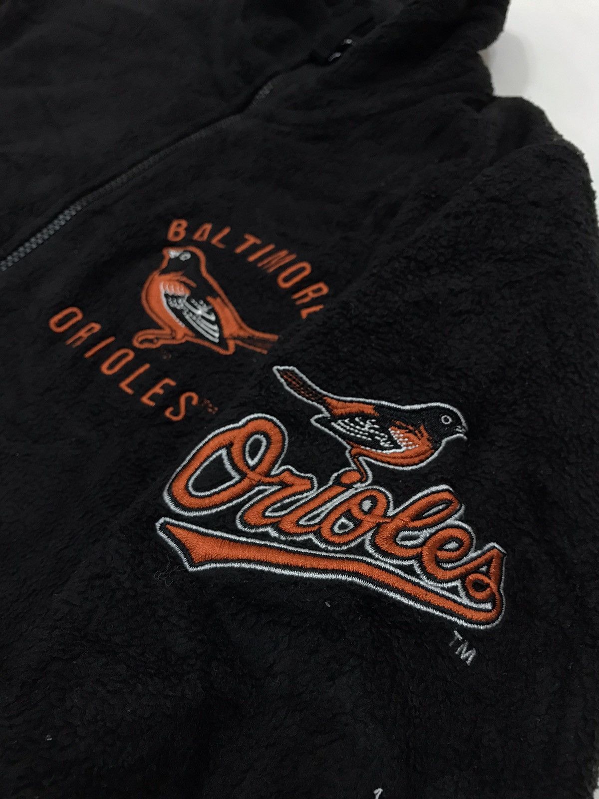MLB × Majestic × Uniqlo BALTIMORE ORIOLES UNIQLO FLEECE JUMPER SWEATER JACKET Size US L / EU 52-54 / 3 - 4 Thumbnail