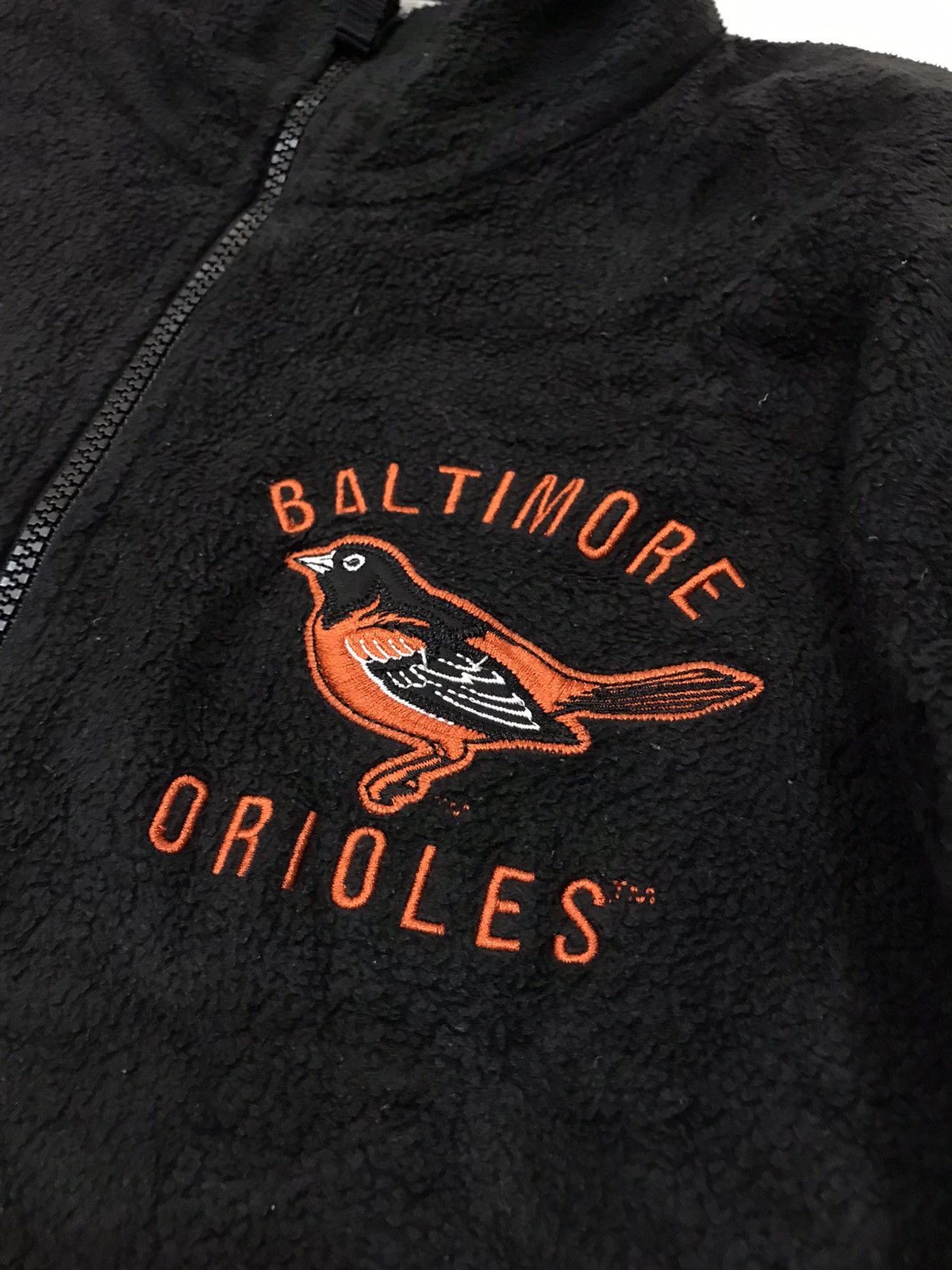 MLB × Majestic × Uniqlo BALTIMORE ORIOLES UNIQLO FLEECE JUMPER SWEATER JACKET Size US L / EU 52-54 / 3 - 3 Thumbnail