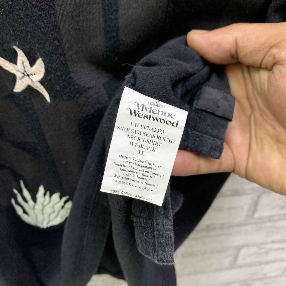 Vivienne Westwood Vivienne Westwood Anglomania Save our seas T-shirts Size US XL / EU 56 / 4 - 7 Thumbnail