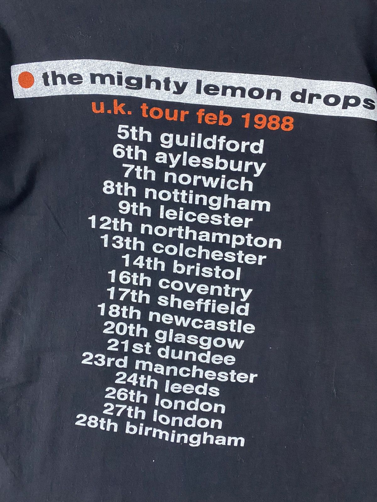 Band Tees vintage 1988 the mighty lemon drops UK tour rare t-shirts Size US XL / EU 56 / 4 - 6 Thumbnail