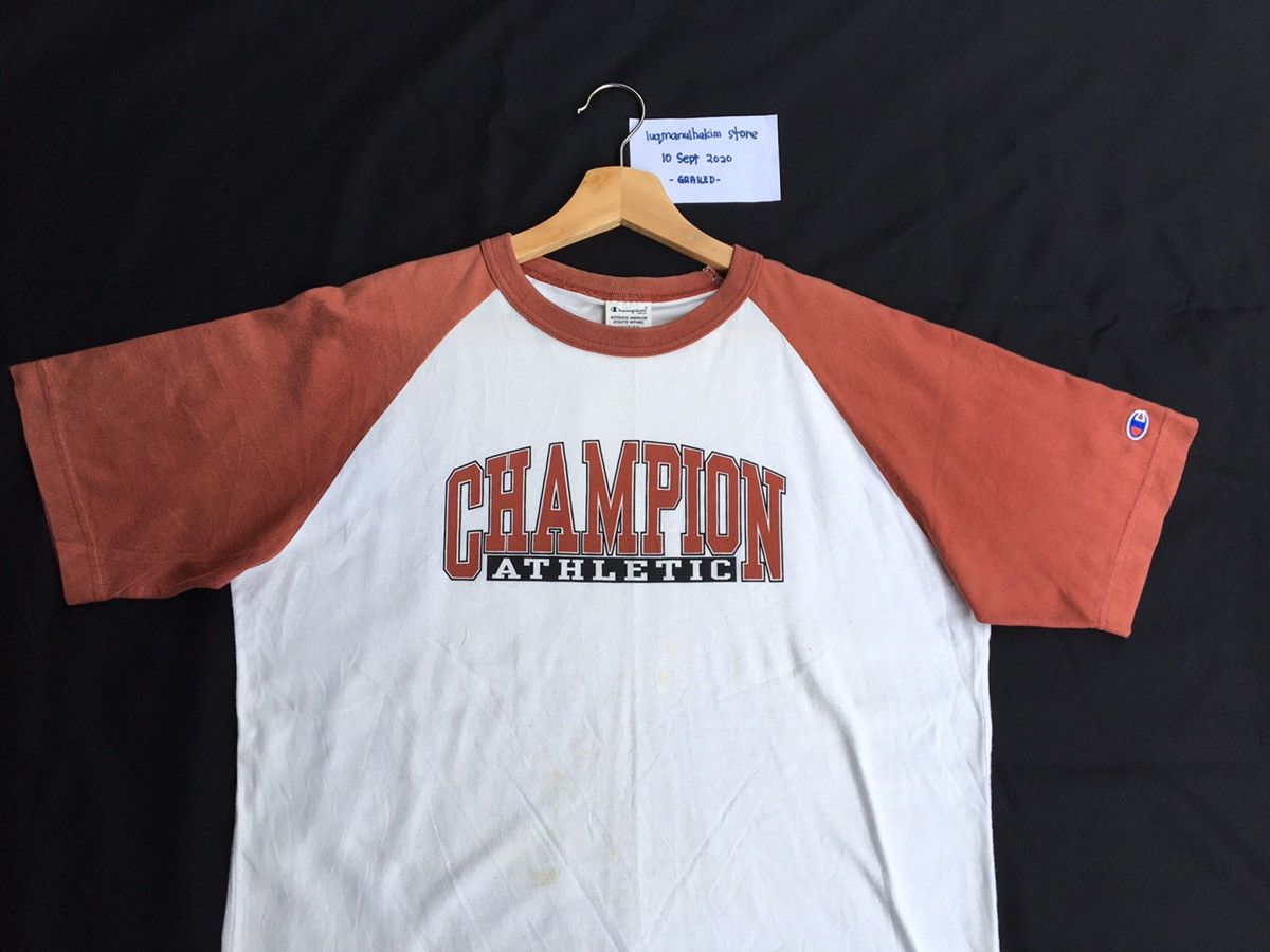 Champion Vintage Champion Big Logo Spellout Tshirt Size US L / EU 52-54 / 3 - 4 Thumbnail