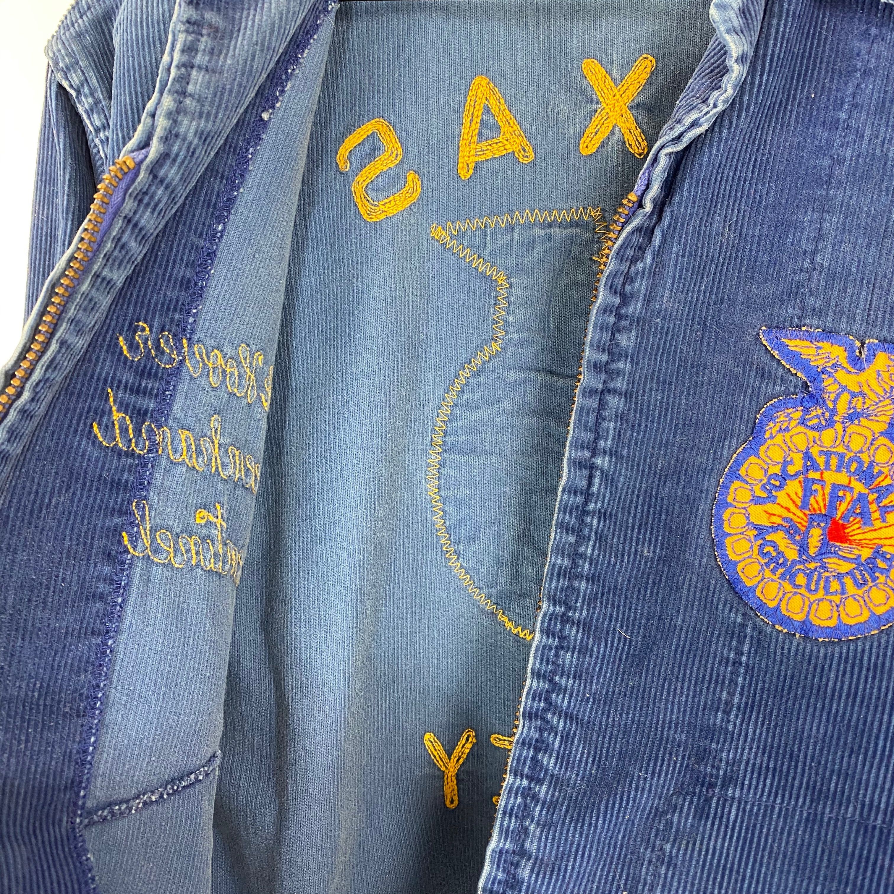 1960s FFA Jacket Corduroy Agriculture Sz 38 Texas