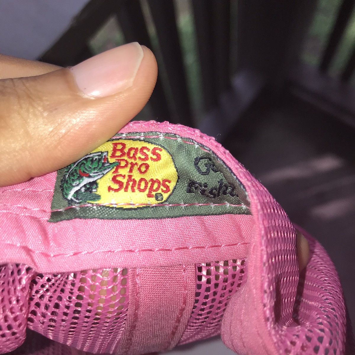 Vintage Vintage Bass pro Shop pinker trucker hat