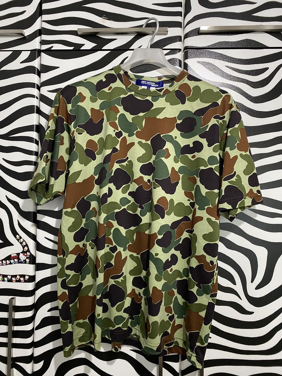 トップス 2018ss Junya Watanabe camouflage t-shirt 2018ss Junya Watanabe camouflage t-shirt 2018ss Junya