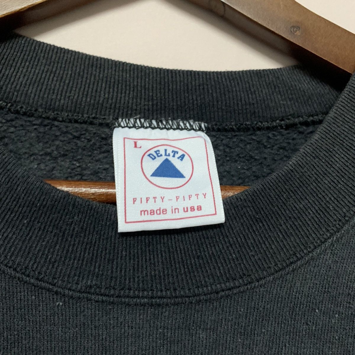 Delta × Vintage Vintage Crewneck Sweater Sweatshirt Made In USA Large Size Size US L / EU 52-54 / 3 - 6 Thumbnail
