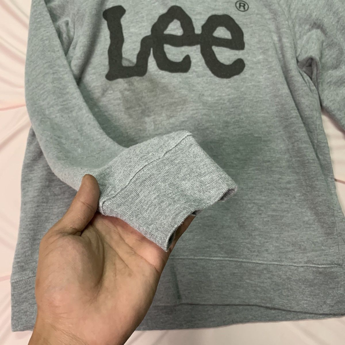Lee × Vintage Vintage Lee Big Logo Hoodie Sweater Medium Size Size US M / EU 48-50 / 2 - 4 Thumbnail