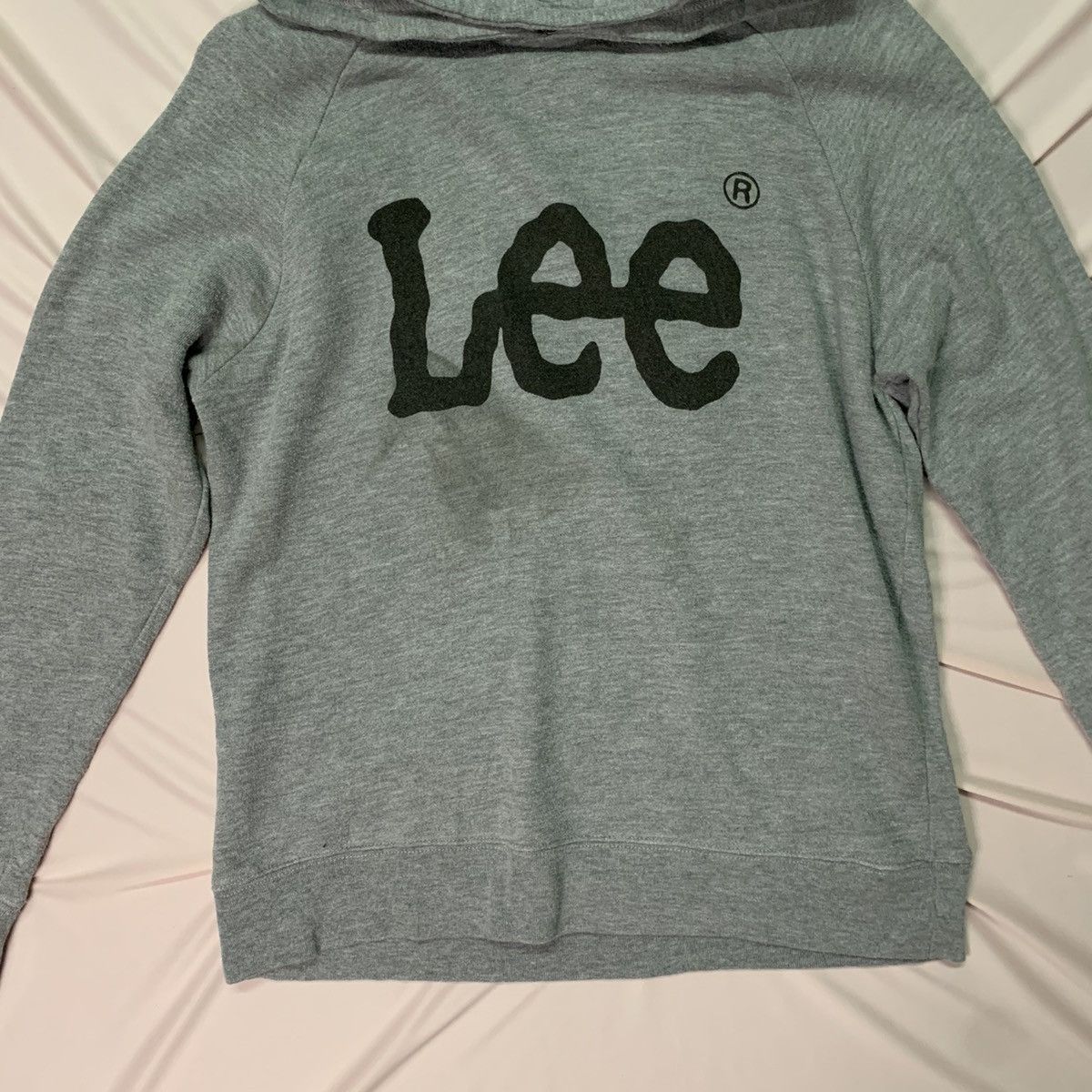 Lee × Vintage Vintage Lee Big Logo Hoodie Sweater Medium Size Size US M / EU 48-50 / 2 - 2 Thumbnail