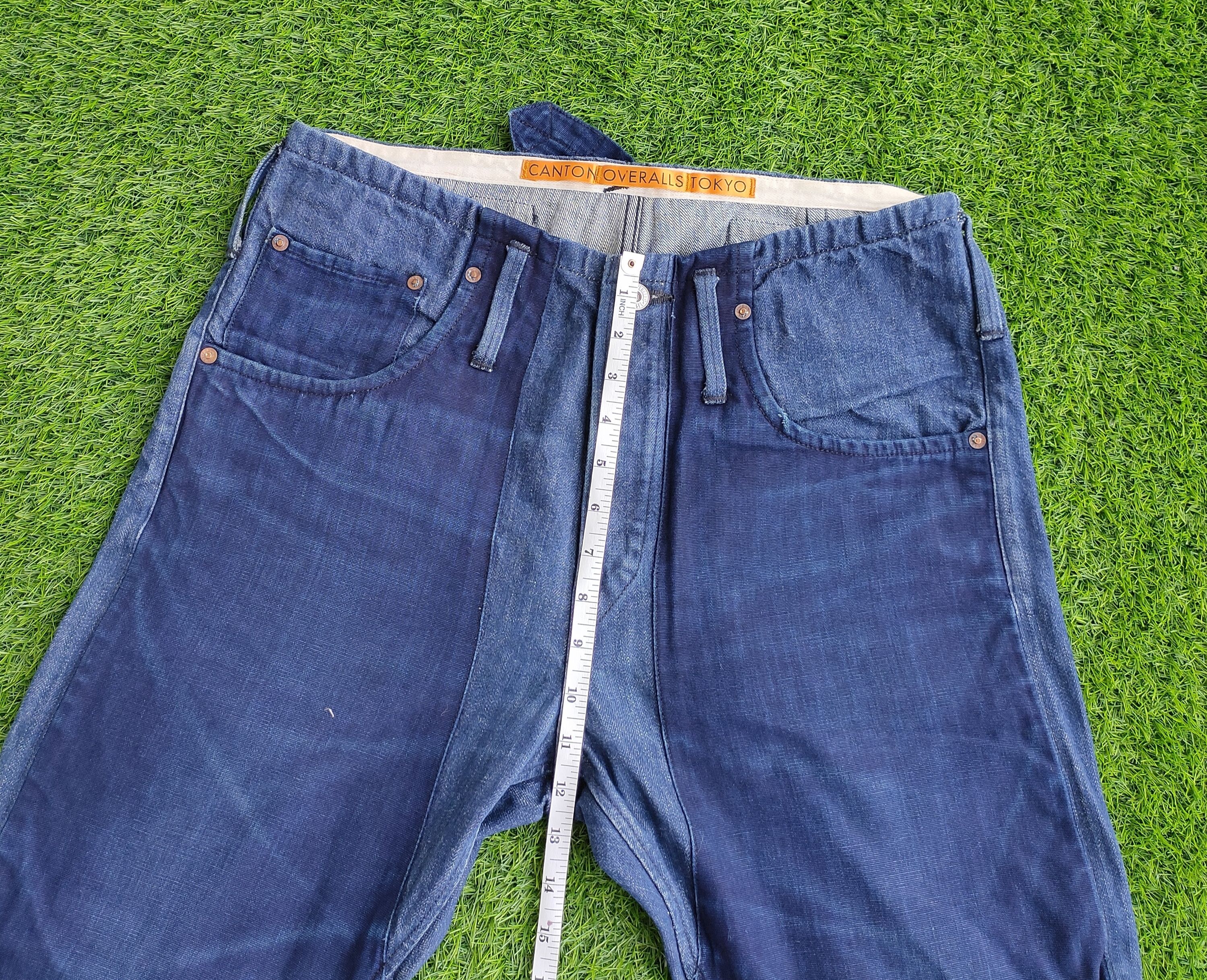 Japanese Brand × Vintage Vintage Canton Ovaralls Tokyo Buckle Denim Size US 34 / EU 50 - 10 Thumbnail