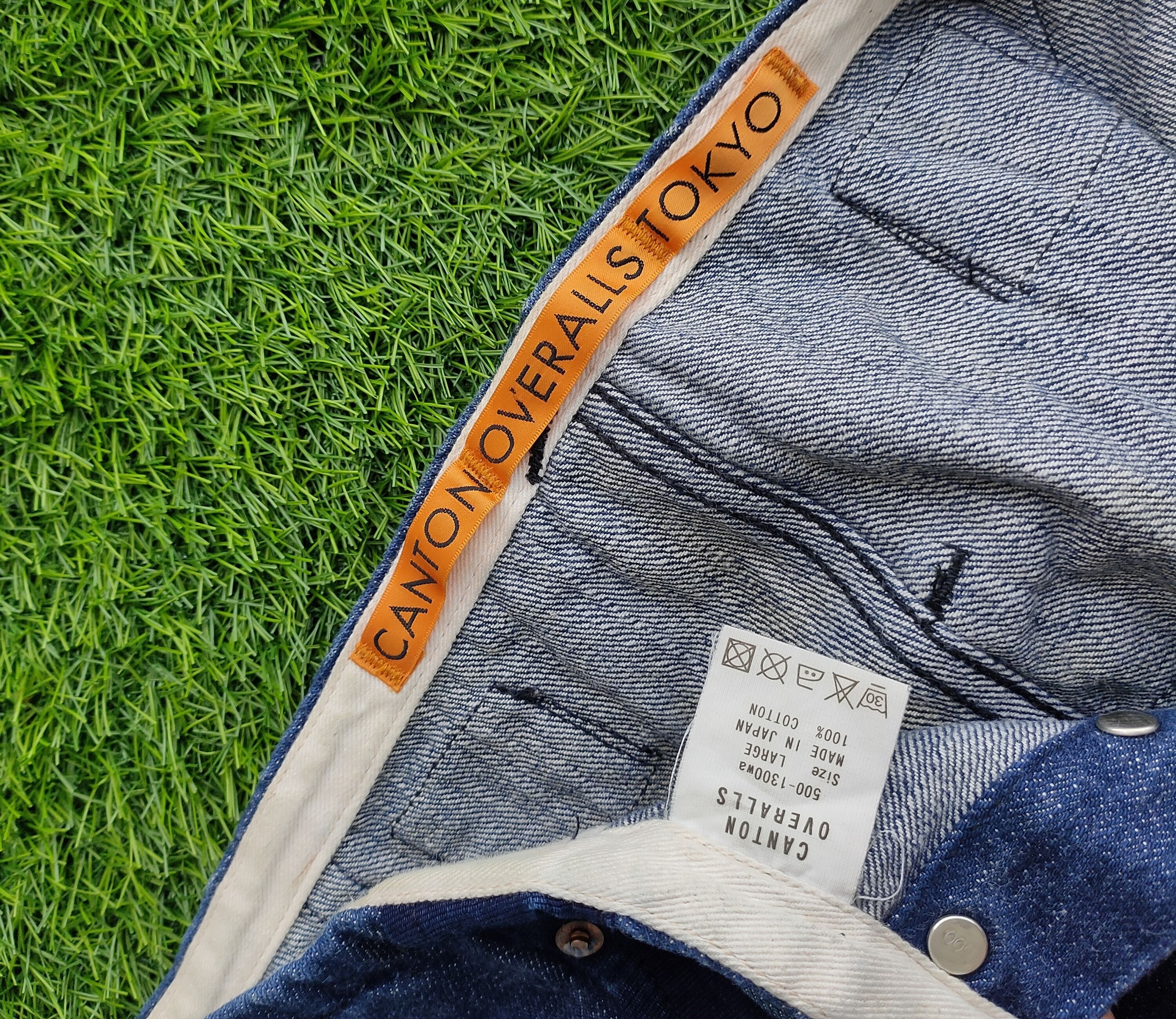 Japanese Brand × Vintage Vintage Canton Ovaralls Tokyo Buckle Denim Size US 34 / EU 50 - 13 Thumbnail