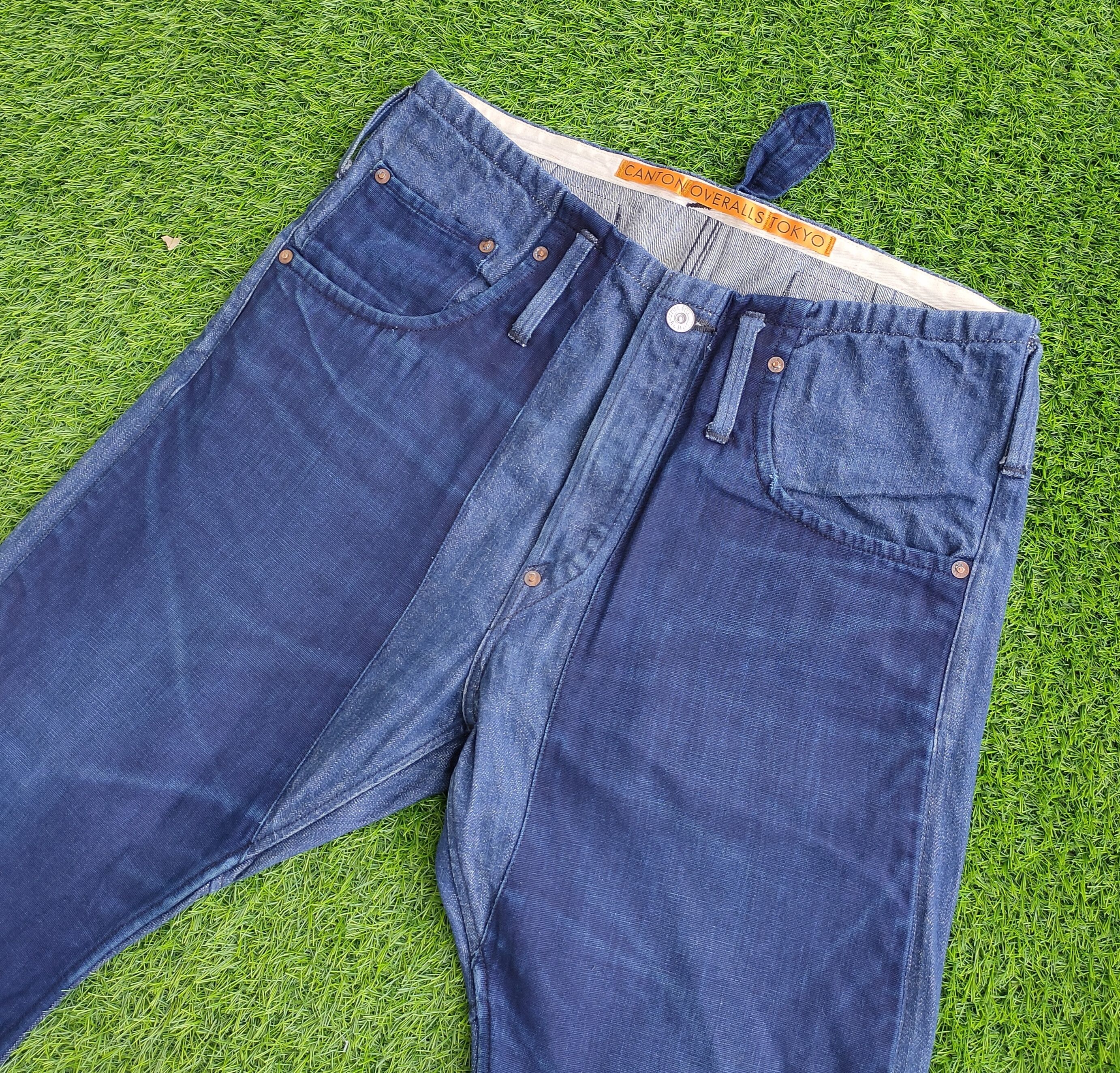 Japanese Brand × Vintage Vintage Canton Ovaralls Tokyo Buckle Denim Size US 34 / EU 50 - 3 Thumbnail