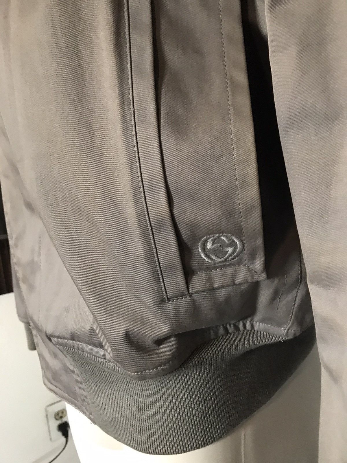 Gucci Grey Bomber jacket Size US L / EU 52-54 / 3 - 2 Thumbnail