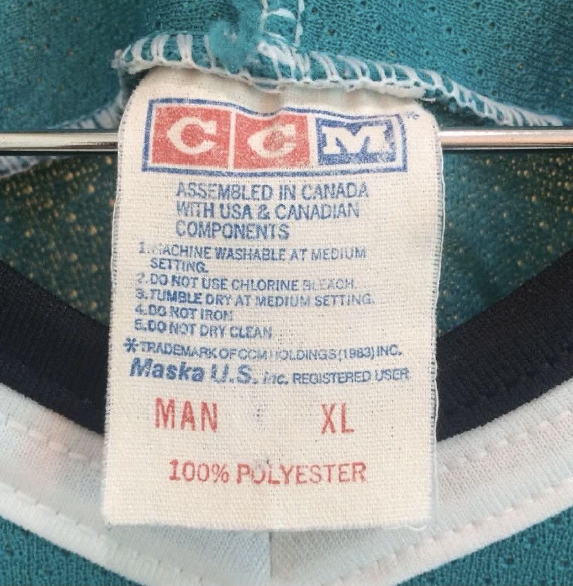 NFL × NHL × Vintage Rare vintage NHL 80s 90s SAN JOSE SHARKS nice design Size US XL / EU 56 / 4 - 5 Thumbnail