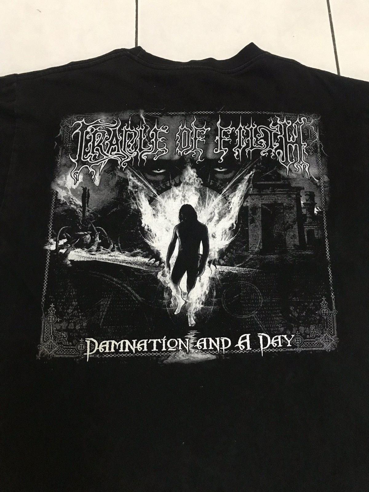 Band Tees × Vintage Vintage Cradle Of Filth Damination And A Day T-shirt Size US L / EU 52-54 / 3 - 4 Thumbnail