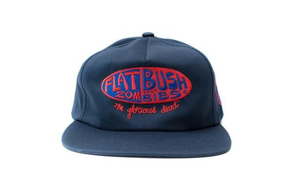 Flatbush Zombies Flat Zom Bush Bies Snap Back - Navy - Hat Size ONE SIZE - 6 Thumbnail