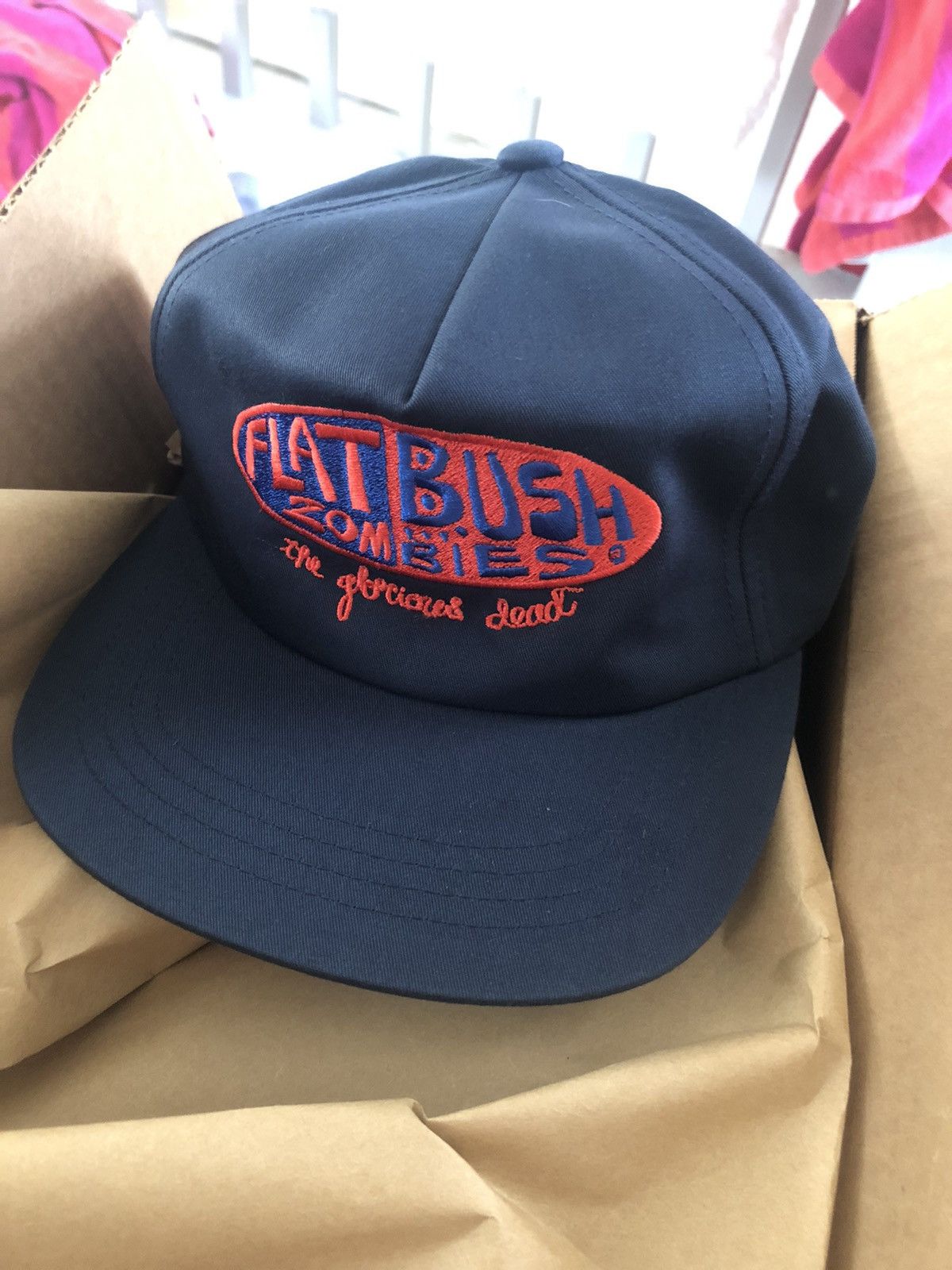 Flatbush Zombies Flat Zom Bush Bies Snap Back - Navy - Hat Size ONE SIZE - 1 Thumbnail