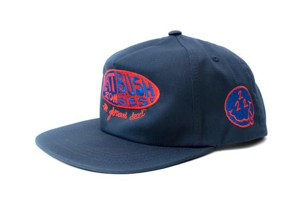 Flatbush Zombies Flat Zom Bush Bies Snap Back - Navy - Hat Size ONE SIZE - 5 Thumbnail