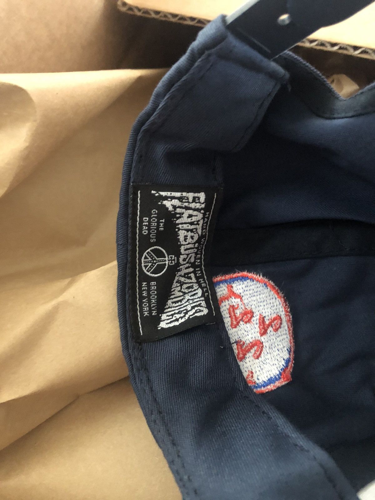 Flatbush Zombies Flat Zom Bush Bies Snap Back - Navy - Hat Size ONE SIZE - 4 Thumbnail