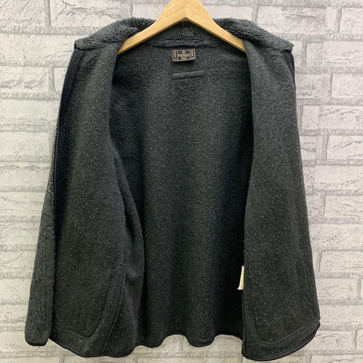 Fendi Fendi Fleece Style Jacket Size US M / EU 48-50 / 2 - 12 Thumbnail
