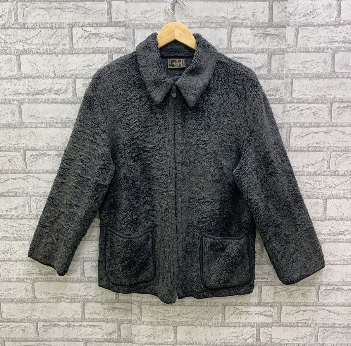 Fendi Fendi Fleece Style Jacket Size US M / EU 48-50 / 2 - 1 Thumbnail