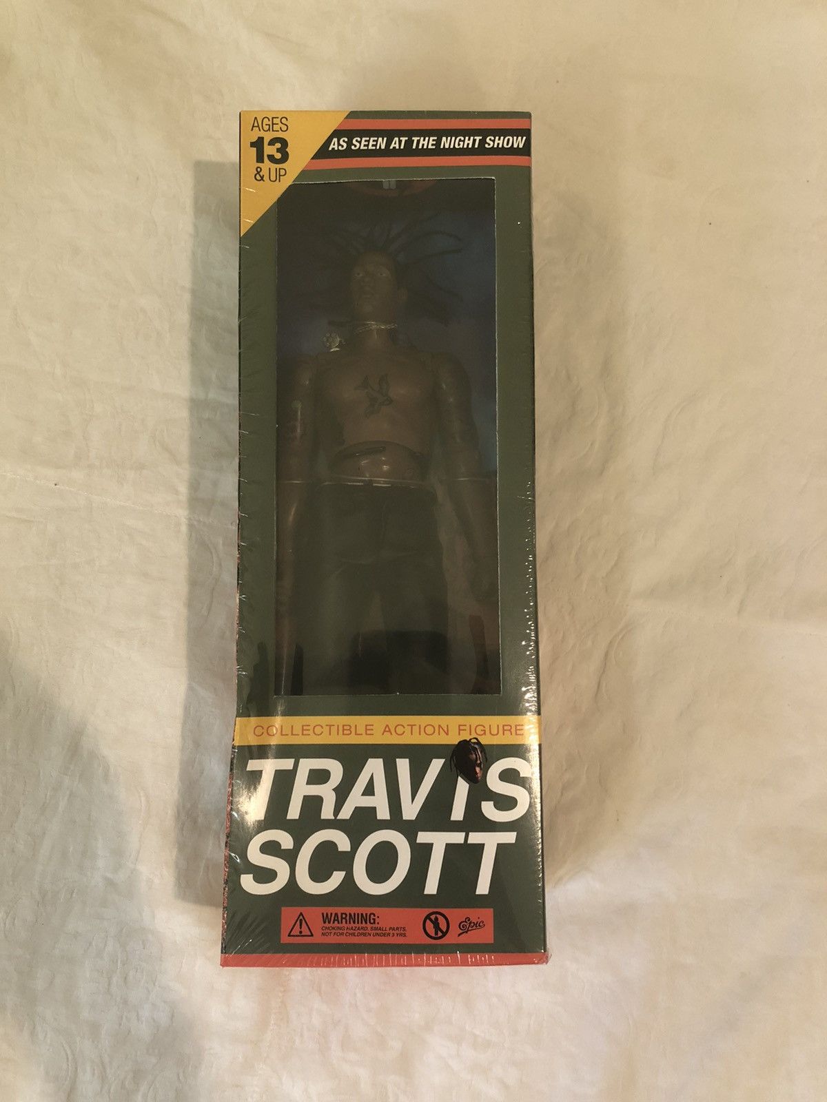 TRAVIS SCOTT RODEO COLLECTIBLE ACTION FIGURE UNOPENED