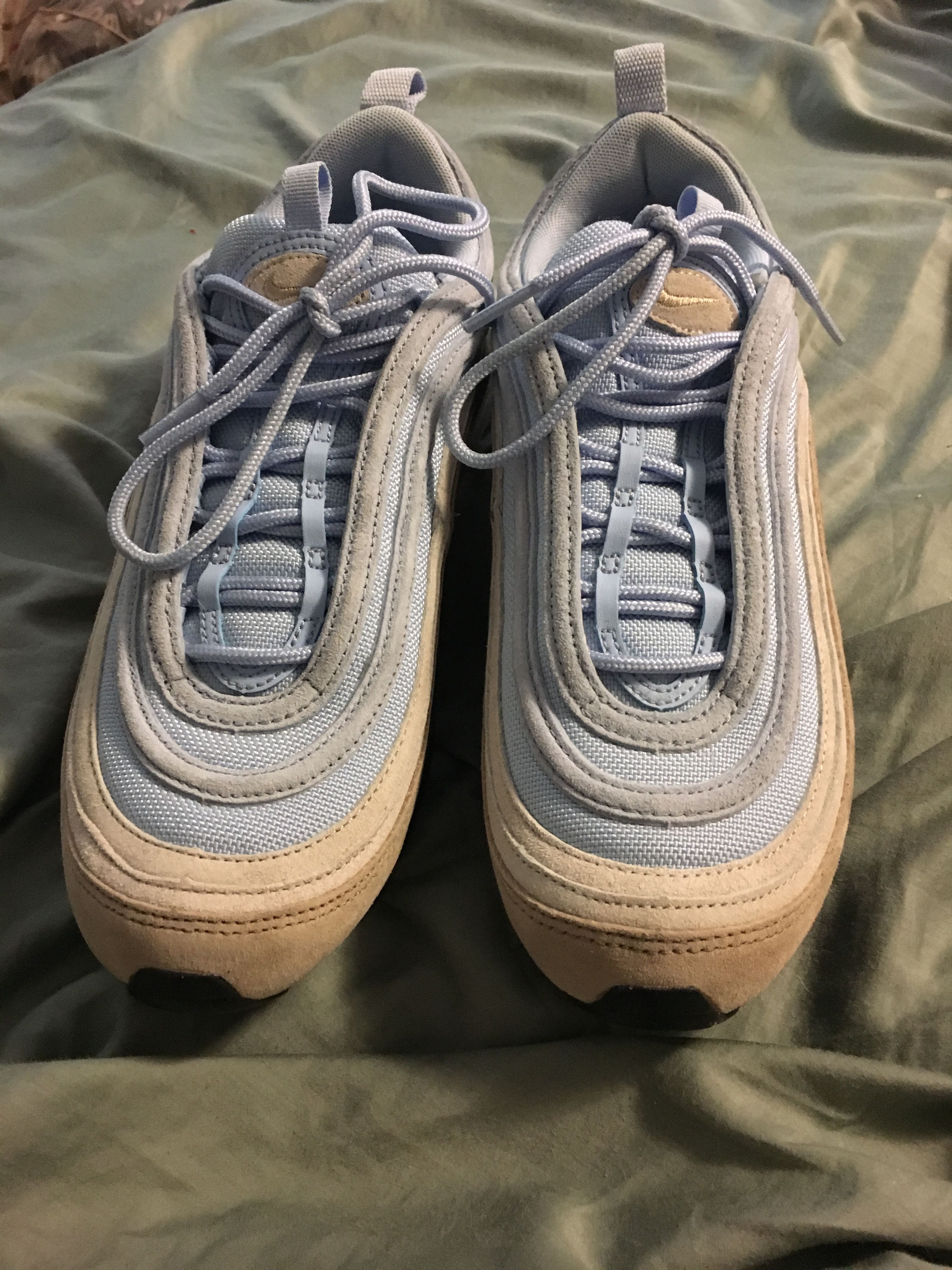 Nike Rare Air Max 97s DESERT SKYS Size US 8.5 / EU 41-42 - 2 Thumbnail