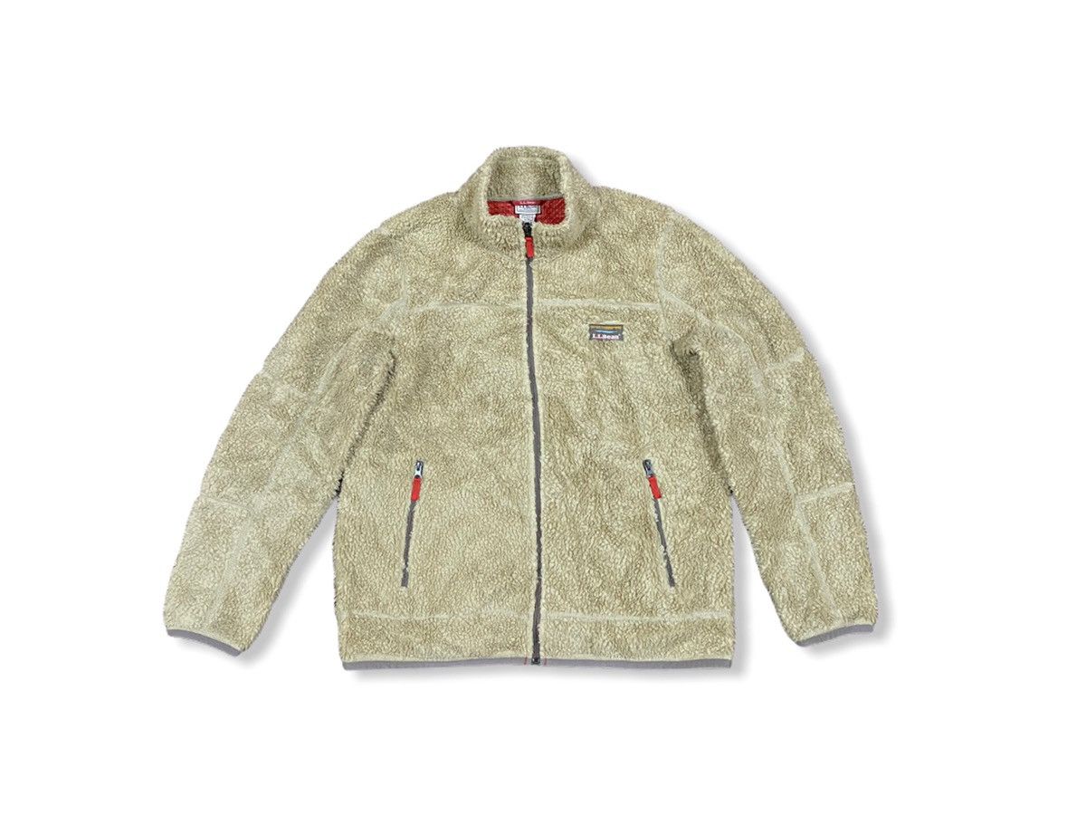 DELETE ANYTIME VINTAGE LL BEAN FLEECE JACKET
