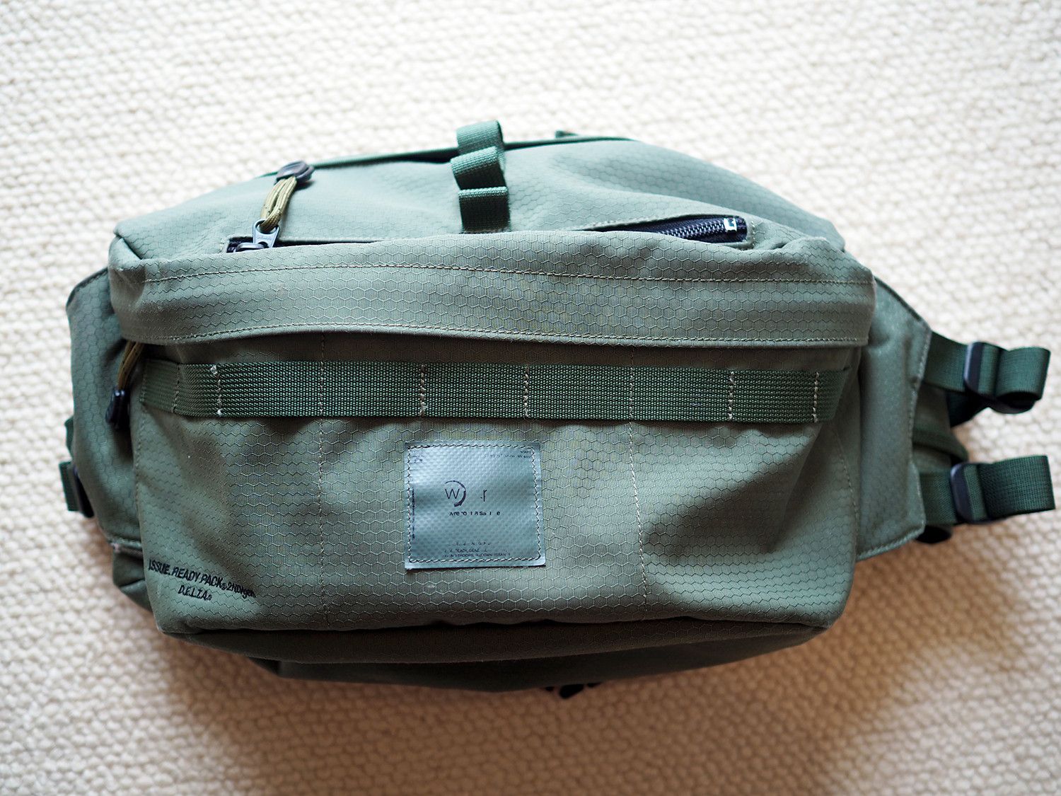 Head Porter × Porter × Wtaps WTaps Porter Readypack DELTA Shoulder/Waist  HipUp Bag Olive | Grailed