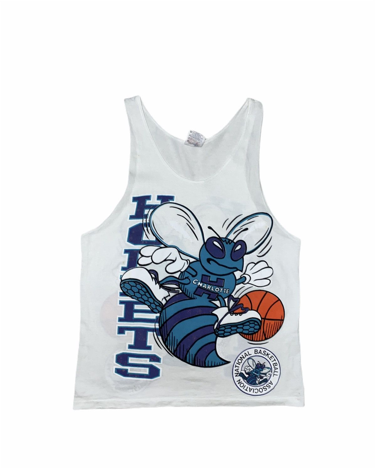 NBA Vintage 90’s Charlotte Hornets Tank Sleeveless Full print Size US M / EU 48-50 / 2 - 1 Thumbnail