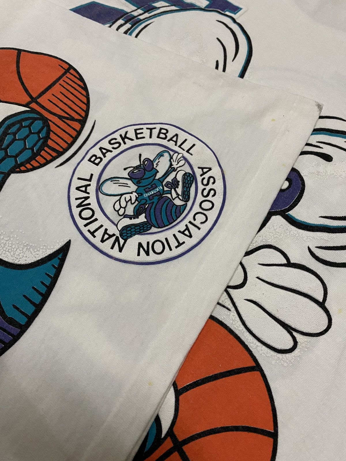 NBA Vintage 90’s Charlotte Hornets Tank Sleeveless Full print Size US M / EU 48-50 / 2 - 5 Thumbnail