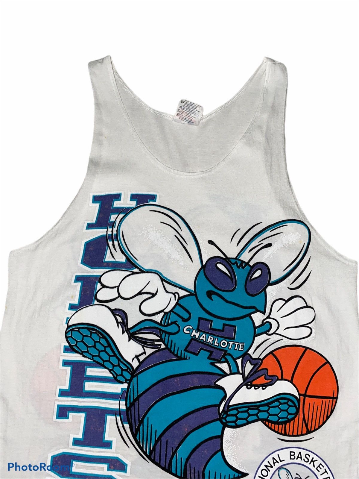 NBA Vintage 90’s Charlotte Hornets Tank Sleeveless Full print Size US M / EU 48-50 / 2 - 3 Thumbnail