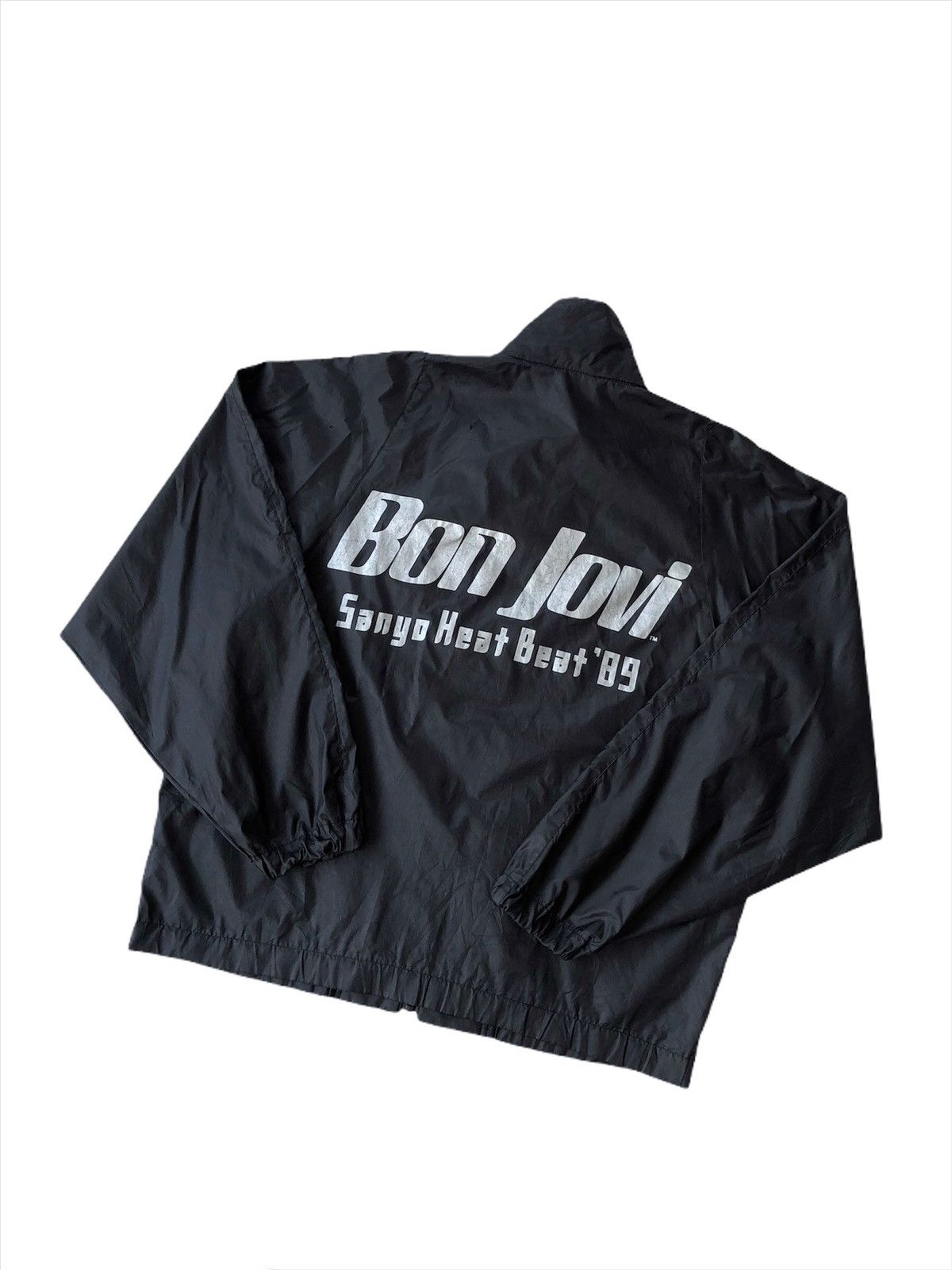 Band Tees × Bon Jovi × Vintage RARE 1989 Bon Jovi Live in 🇯🇵 Sanyo Concert Windbreaker Size US L / EU 52-54 / 3 - 2 Thumbnail