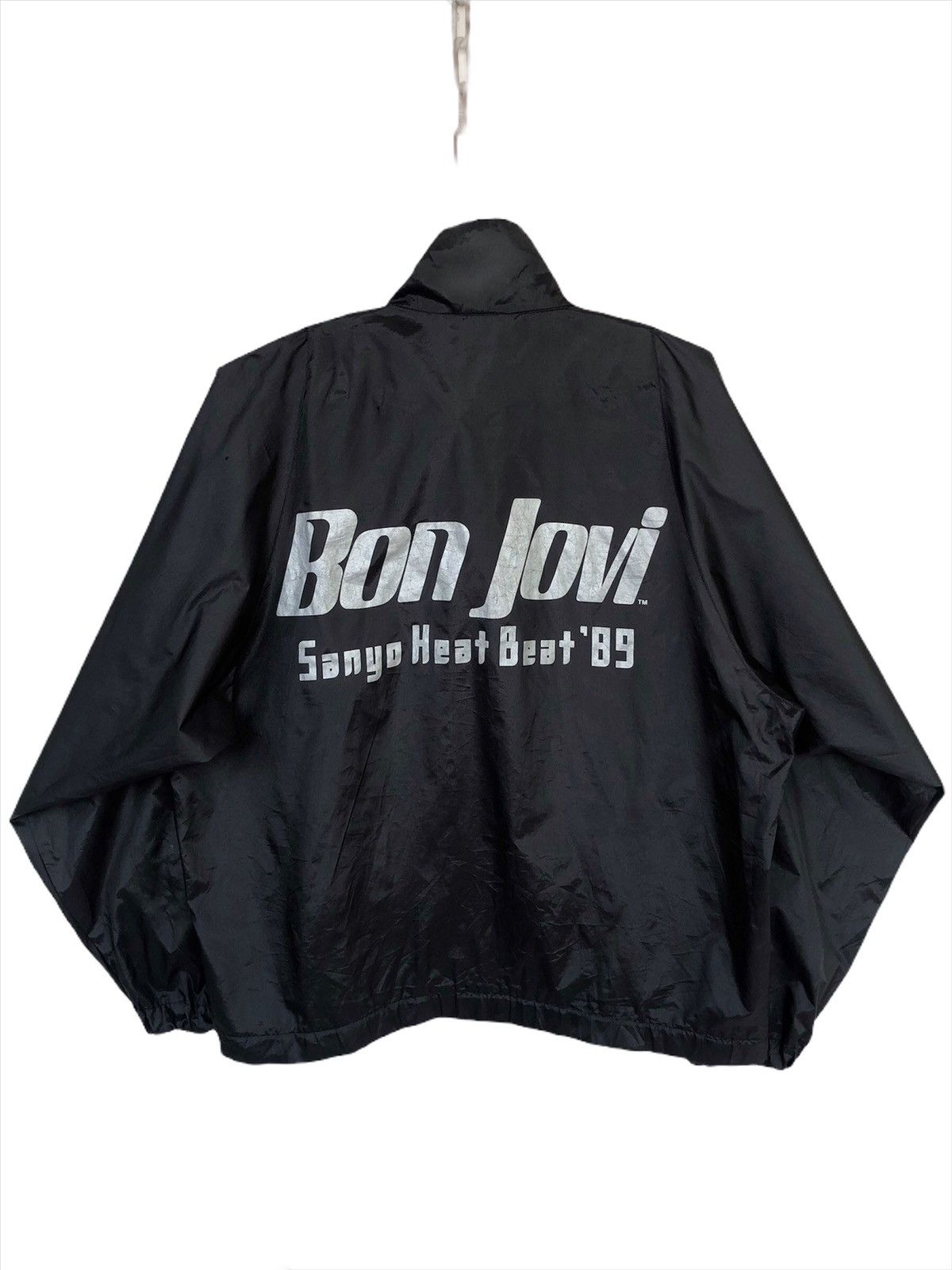 Band Tees × Bon Jovi × Vintage RARE 1989 Bon Jovi Live in 🇯🇵 Sanyo Concert Windbreaker Size US L / EU 52-54 / 3 - 1 Thumbnail